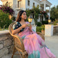 Pure Soft Teby Silk Premium Digital Print Saree