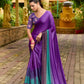 Premium 3D Velvet Weaving Designer Saree with Digital Embroidery