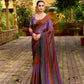 Premium 3D Velvet Weaving Designer Saree with Digital Embroidery