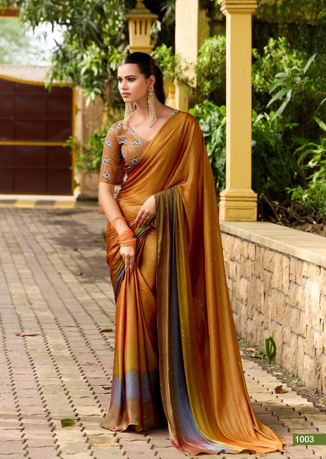 Premium 3D Velvet Weaving Designer Saree with Digital Embroidery