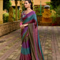 Premium 3D Velvet Weaving Designer Saree with Digital Embroidery