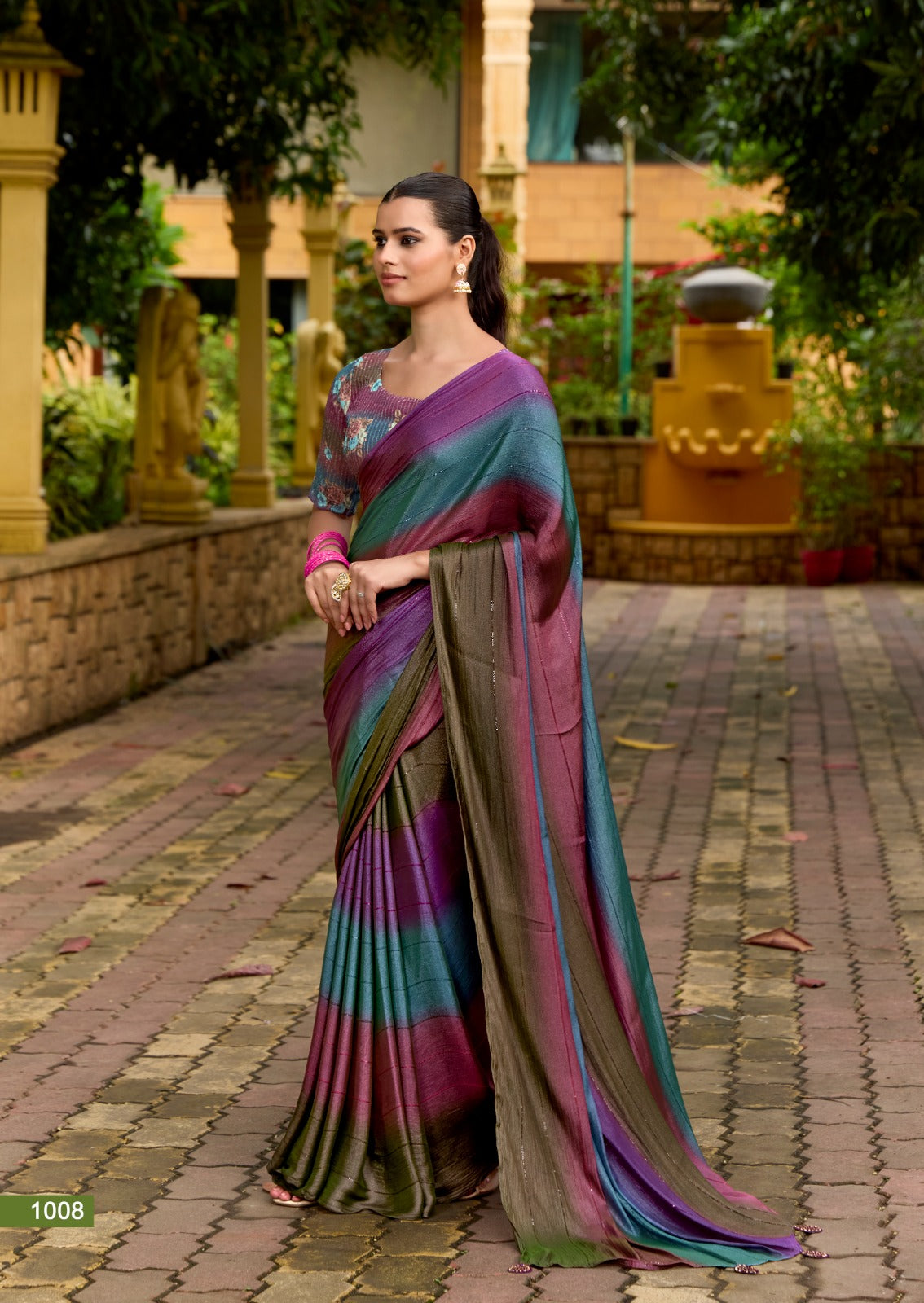 Premium 3D Velvet Weaving Designer Saree with Digital Embroidery