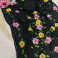 Premium Georgette Saree with All-Over Brush Print & Cut Dana Work