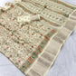 Premium Dola Silk Saree with Kalamkari Design & Jacquard Border