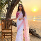 Rich Look Teby Silk Saree with Multi-Thread Sequence Embroidery