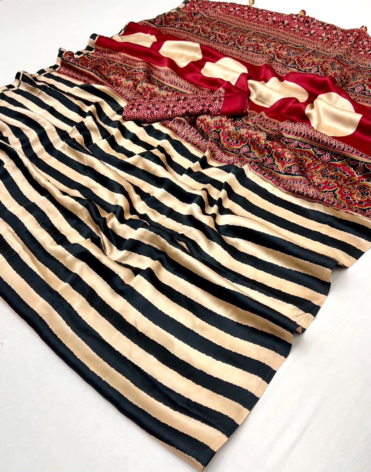 Premium Semi Modal Saree with Matching Blouse Piece