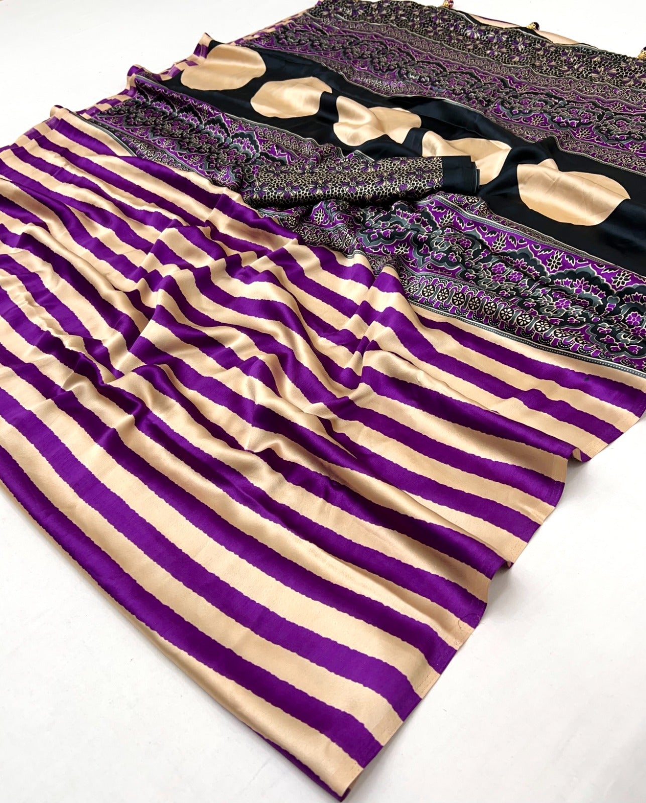 Premium Semi Modal Saree with Matching Blouse Piece