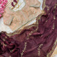 Premium Fendy Satin Lehariya Saree with 3mm Sequin Embroidery & Heavy Border