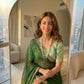 Premium Fendy Satin Lehariya Saree with 3mm Sequin Embroidery & Heavy Border
