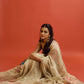 Soft Crunchy Silk Saree with Bead Sequins & Dori Embroidery
