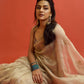 Soft Crunchy Silk Saree with Bead Sequins & Dori Embroidery