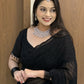 Fox Georgette Saree with Khatli Cut Dana & Hand Diamond Work