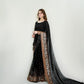 Heavy Soft Georgette Saree with Elegant Sequins Embroidery -BLACK