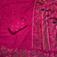 Premium Kashmiri Style Printed Mul Cotton Saree with Thread & Sequin Work