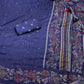 Premium Kashmiri Style Printed Mul Cotton Saree with Thread & Sequin Work