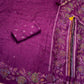 Premium Kashmiri Style Printed Mul Cotton Saree with Thread & Sequin Work