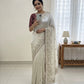 Wedding Special Jimmy Chu Saree with Heavy Sequence Embroidery