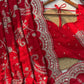Premium Soft Heavy Glooming Vichitra Saree with Embroidered C-Pallu