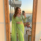 Pure Soft Fox Georgette Saree with Embroidery Sequence Border & All Over Buttis