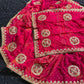 Jaipuri Bandhej Saree with Original Gotta Patti Work