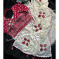 Multi Cutdana, Moti & Diamond Rayon Flower Butta Designer Saree with Gota Piping Border
