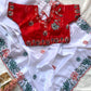 Soft & Rich Fendy Satin Saree with Heavy Embroidery Border & All-Over Work Buttis