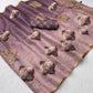 Premium Erode Silk Saree with Digital Print & Beautiful Aari Work