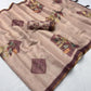 Premium Erode Silk Saree with Digital Print & Beautiful Aari Work