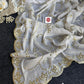 Soft Shine Bell Satin Silk Saree Heavy C-Pallu Gotapatti Foil Work