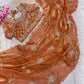 Fandy Satin Saree with Khatli Butti Work & All-Over Arco Border