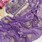 Fandy Satin Saree with Khatli Butti Work & All-Over Arco Border