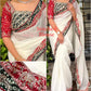 Luxury Bandhej Twist Saree in NC Satin with Cotton Stitched Blouse
