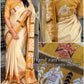 Premium Tusser Cotton Silk Saree with Digital Print Hand Zari Khata Work