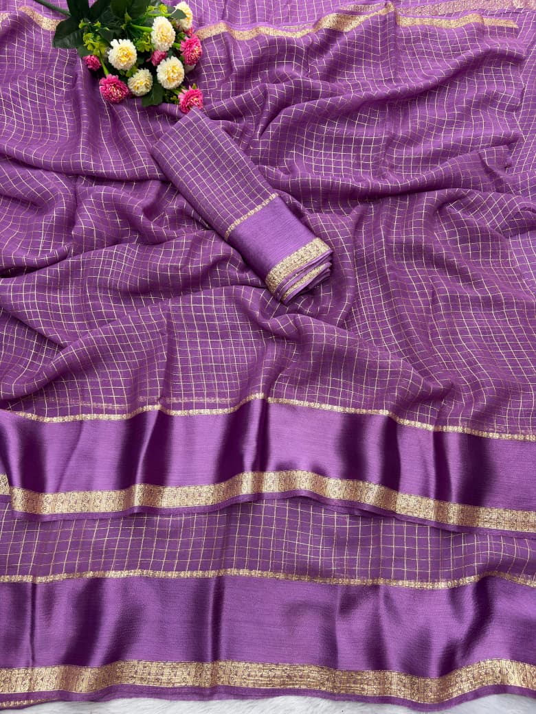 Elegant Drape Pure Soft Viscose Georgette Saree with Matching Blouse
