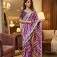 Pure Soft Rangoli Silk Saree with Lehariya Digital Print & Heavy Embroidery Border