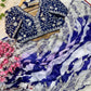 Pure Soft Rangoli Silk Saree with Lehariya Digital Print & Heavy Embroidery Border