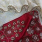 Cruchy Georgette Saree with Dual Gold & Silver Zari Weaving Butti