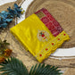 Premium Soft Chinnon Silk Embroidered Saree with Muslin Blouse
