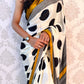 Premium Printed Japan Satin Saree with Matching Blouse Piece