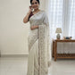 Premium Jimmy Chu Designer Saree with Stiched Blouse