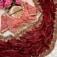 Soft And Elegant Fendy Sartin Fabric Saree With Beautiful Stiched Blouse