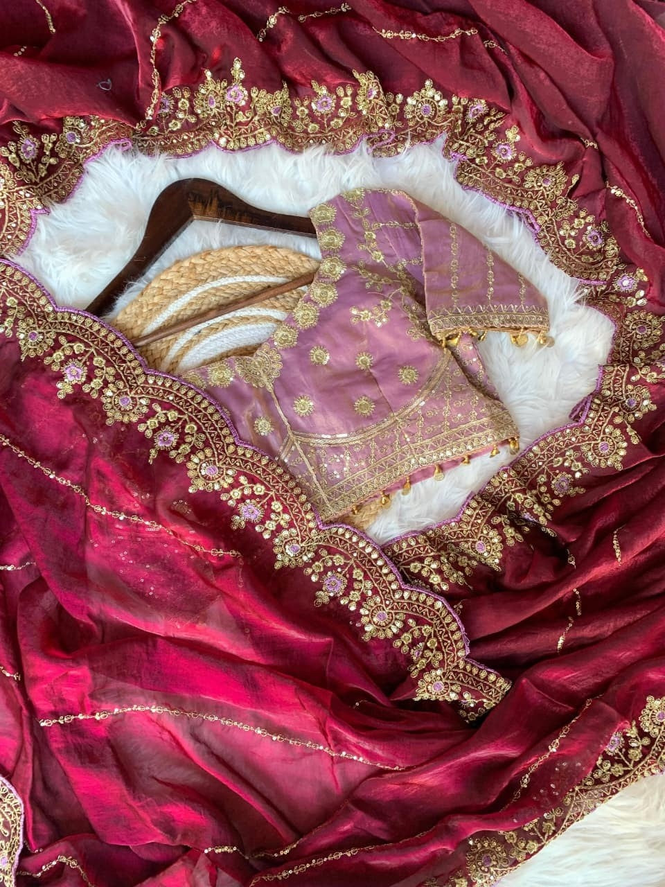 Soft And Elegant Fendy Sartin Fabric Saree With Beautiful Stiched Blouse