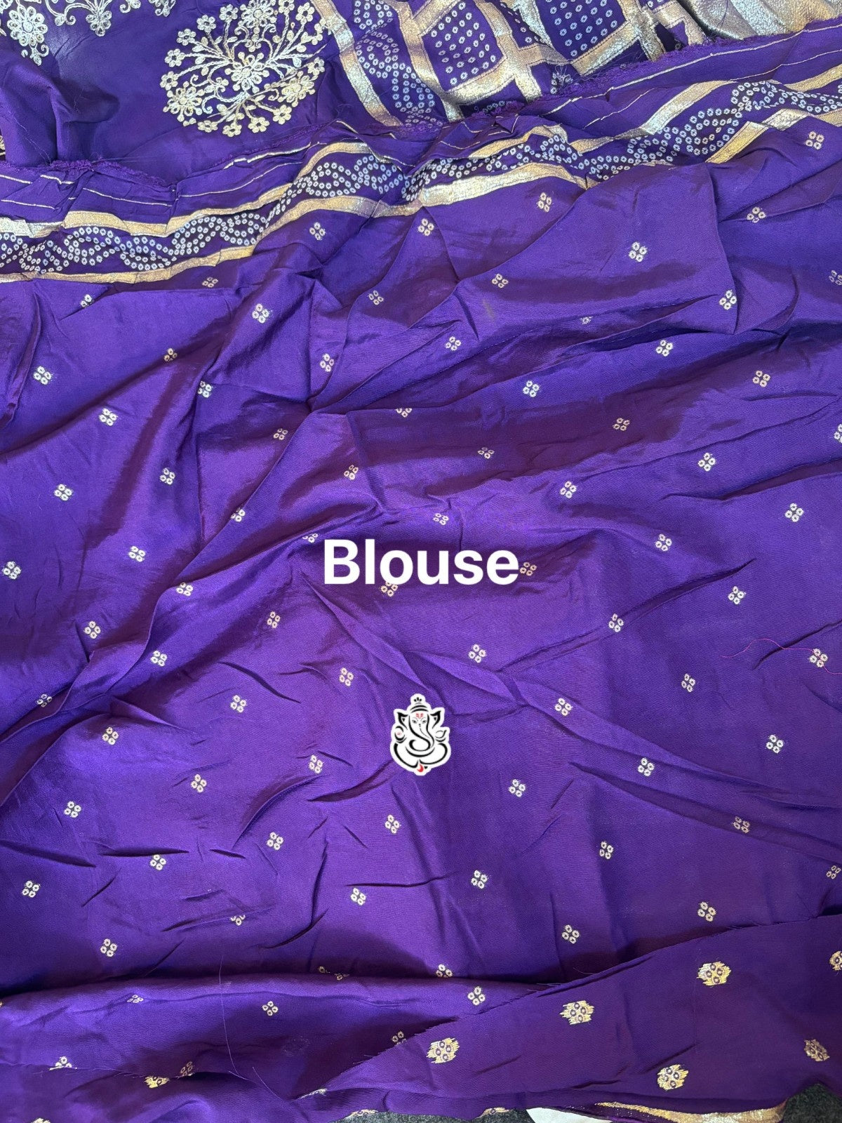 Elegant Bandhej Weaving Dolla Silk Saree with Attractive Pittha Work