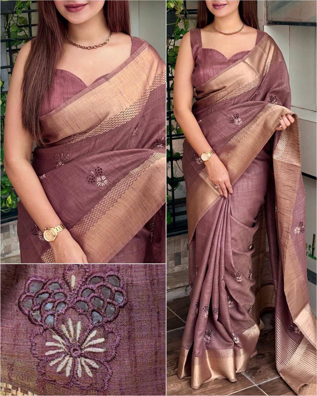 Parampara Elegance Zari Weave Saree