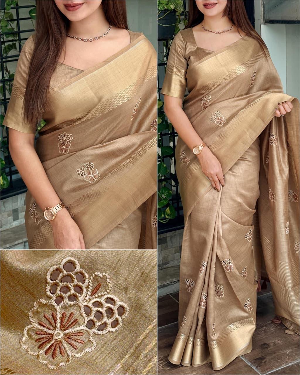 Parampara Elegance Zari Weave Saree
