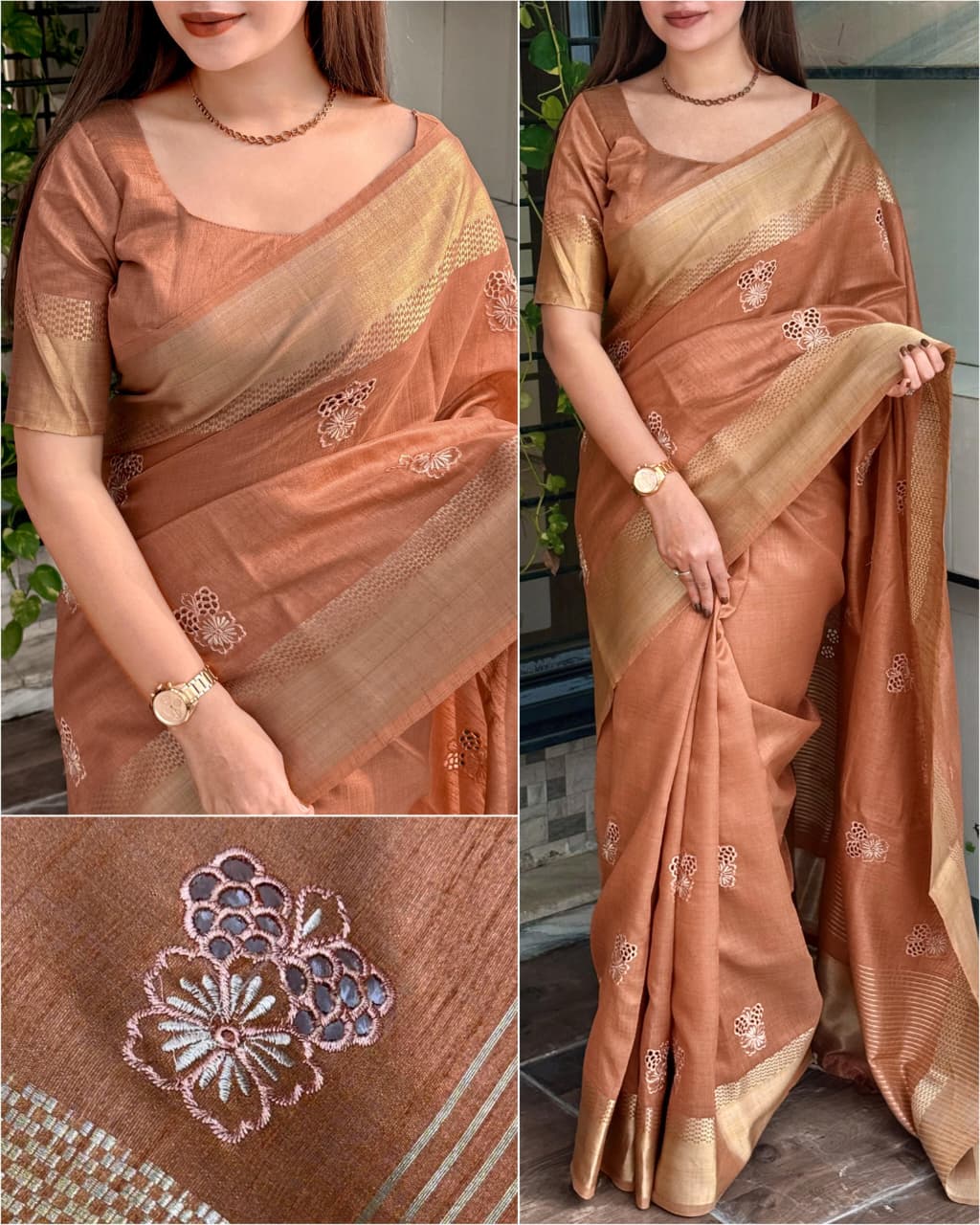 Parampara Elegance Zari Weave Saree