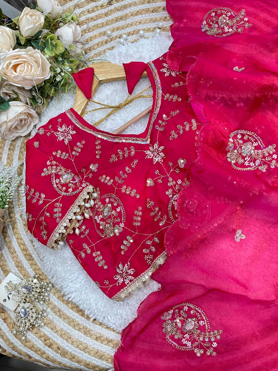 Royal Radiance Heavy Butta Space Silk Saree