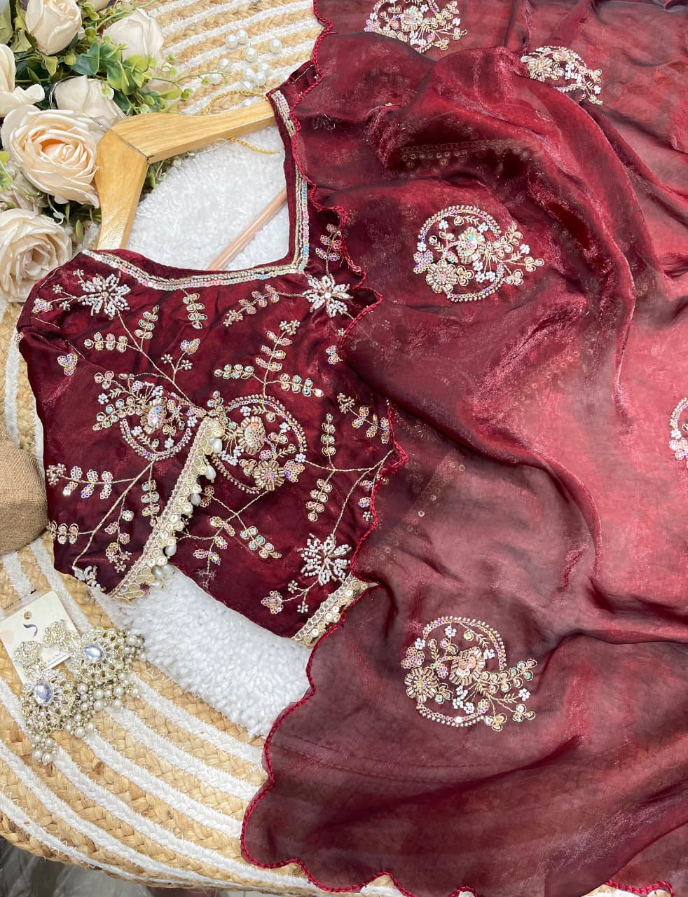 Royal Radiance Heavy Butta Space Silk Saree