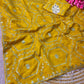 Trending Heavy Traditional Gotapatti Cutwork Silk Saree