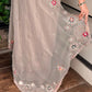 Zari With Sequin Embroidered Border in full saree with svaroski work